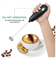 Koffiemixer Blender Handheld Milk Spinner Met Rack Roestvrij staal Whisk Head